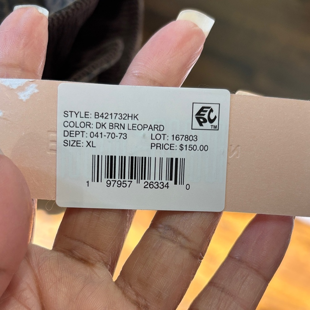 BCBGeneration Leopard Print barn Jacket size XL N… - image 7